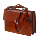 Leather Briefcase - The Jones - Chestnut