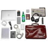 Leren Laptoptas - The Classic - Kastanje