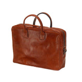Leren Laptoptas - The Sleeve Plus - Cognac
