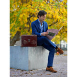 Leren Aktetas - The Walker - Donkerbruin