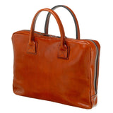 Leren laptoptas - The Windsor - Cognac