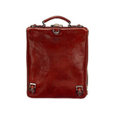 Leather Backpack - On The Bag - Chestnut