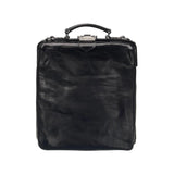 Leather Backpack - On The Bag - Black