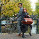 Leren Reistas - The Traveler - Kastanje