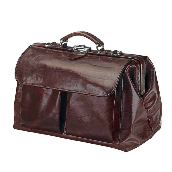 Leather Doctor's Bag – The Doctor - Dark Brown