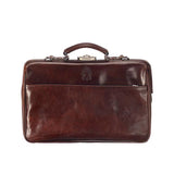 Leather Laptop Bag - The Classic - Dark Brown