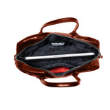 Leather Laptop Bag - The Sleeve Plus - Dark Brown