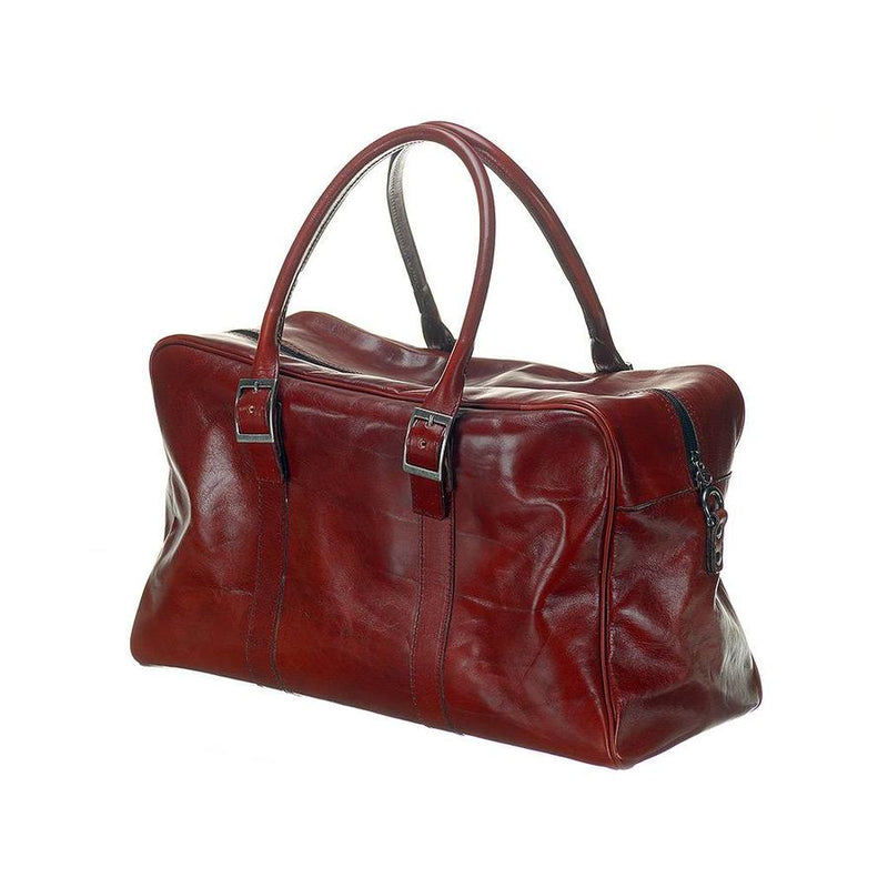 Leather Travel Bag - The Traveler - Chestnut