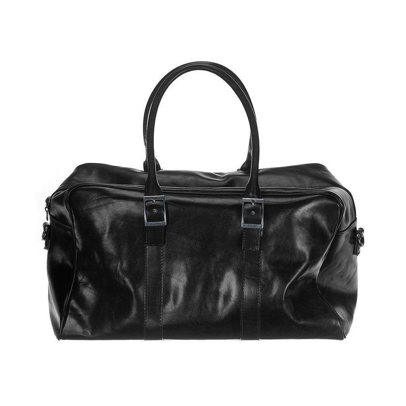 Leather Travel Bag - The Traveler - Black