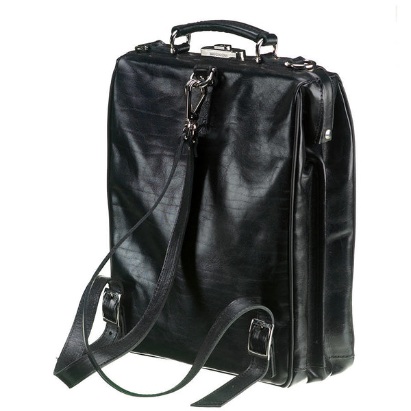 Leather Backpack - On The Bag - Chestnut