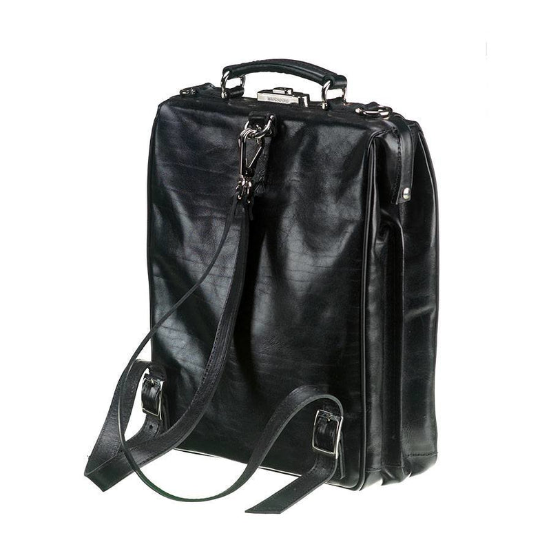 Leather Backpack - On The Bag - Black