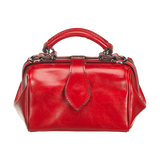 Leather ladies bag - Miss Doctor - Red
