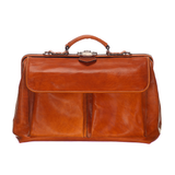 Leather Doctor's Bag - The Doctor - Cognac