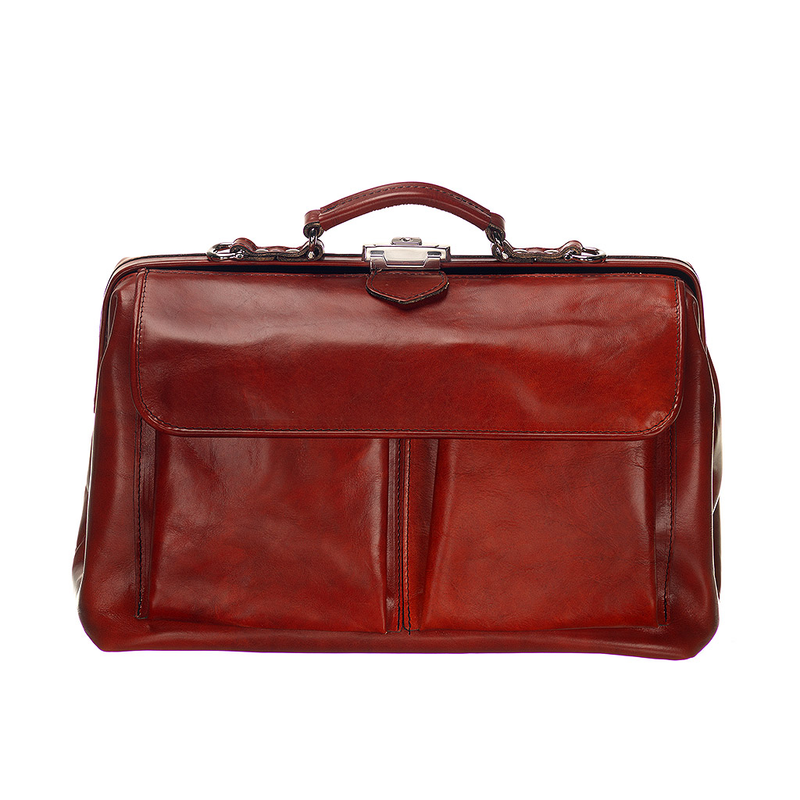 Leather Doctor's Bag -The Doctor - Chestnut