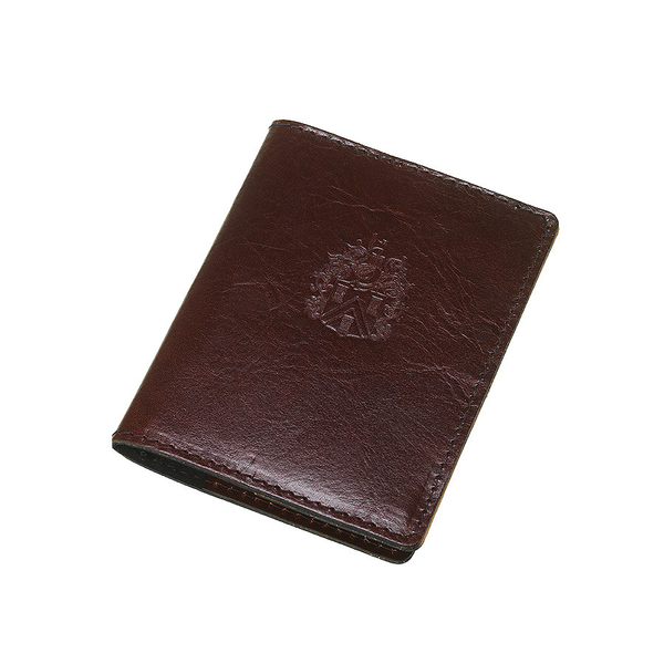 Leather Passport Holder - The Holder - Dark Brown