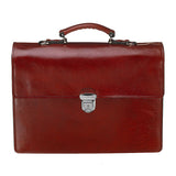 Leather Briefcase - The Jones - Chestnut